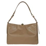 Zachte Schoudertas Furla , Beige , Dames