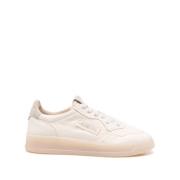 Witte Sneakers met Geperforeerde Neus Autry , White , Heren