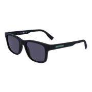 Matte Black/Grey Junior Zonnebril Lacoste , Black , Unisex