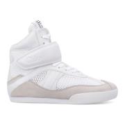 Cloudy Cream High-Top Sneakers Chloé , White , Dames