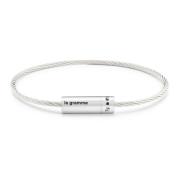 Kabelarmband 7g Le Gramme , Gray , Unisex