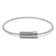 Piramide Kabelarmband 9g Le Gramme , Gray , Unisex