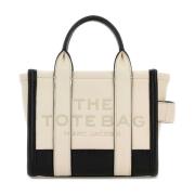 Colorblock Leren Handtas Marc Jacobs , Beige , Dames