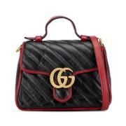 Pre-owned Leather gucci-bags Gucci Vintage , Black , Dames