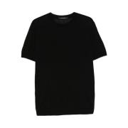 T-shirt Tagliatore , Black , Heren