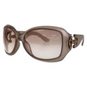 Pre-owned Plastic sunglasses Gucci Vintage , Gray , Dames