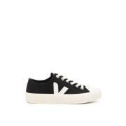 Canvas Sneakers met Logo Print Veja , Black , Dames