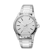 Zilveren Herenmode Horloge Just Cavalli , Gray , Heren