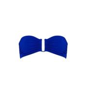 Indigo Bandeau Bikini Top Eres , Blue , Dames