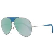 Blauwe Dames Aviator Zonnebril Police , Blue , Dames