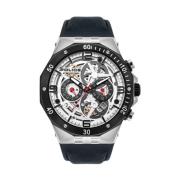 Zwarte Herenmode Quartz Analoog Horloge Police , Black , Heren