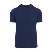 Blauw T-shirt voor mannen Giorgio Armani , Blue , Heren