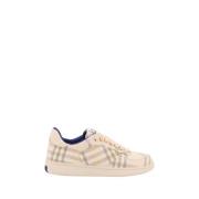 Check Sneakers met Ronde Neus Burberry , Multicolor , Dames