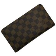 Pre-owned Canvas wallets Louis Vuitton Vintage , Brown , Dames