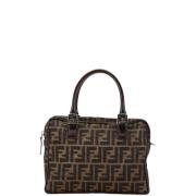 Pre-owned Canvas handbags Fendi Vintage , Brown , Dames