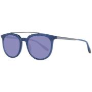 Blauwe Aviator Zonnebril Hackett , Blue , Heren