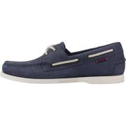 Nubuck Dockside Sailor Schoenen Sebago , Blue , Heren