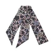 Pre-owned Silk scarves Chanel Vintage , Multicolor , Dames