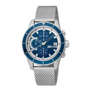 Zilveren Herenhorloge Klassiek Elegant Just Cavalli , Gray , Heren