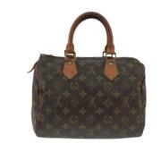 Pre-owned Canvas handbags Louis Vuitton Vintage , Brown , Dames