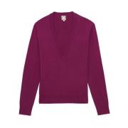 Angelica Sweater Ines De La Fressange Paris , Purple , Dames