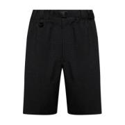 Shorts met bedrukt logo Y-3 , Black , Heren