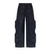 Jeans met logo Amiri , Blue , Dames