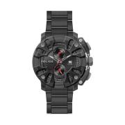 Zwarte Herenmode Quartz Analoog Horloge Police , Black , Heren