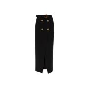 Rok met dubbele rij knopen Versace Jeans Couture , Black , Dames