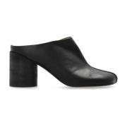 Leren hakken muiltjes MM6 Maison Margiela , Black , Dames