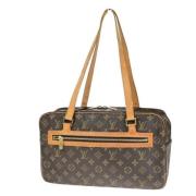 Pre-owned Canvas shoulder-bags Louis Vuitton Vintage , Brown , Dames