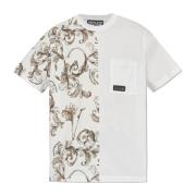 T-shirt met zak Versace Jeans Couture , White , Heren