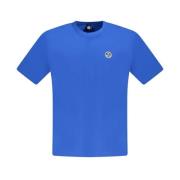 Blauw Katoenen Crew Neck T-Shirt North Sails , Blue , Heren