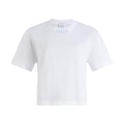 Witte Crew Neck Top Patou , White , Dames