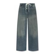 Jeans met Vintage-effect MM6 Maison Margiela , Blue , Dames