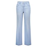 Wijde Pijp Vrouwelijke Broek Feliza7 Gardeur , Blue , Dames