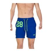 Polyester Zwemkleding Collectie Superdry , Blue , Heren