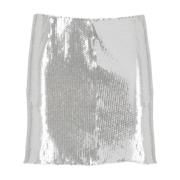 Sequin Mini Rok Rotate Birger Christensen , Gray , Dames