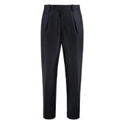 Wollen broek met zakken A.p.c. , Blue , Heren