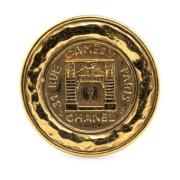 Pre-owned Fabric chanel-jewelry Chanel Vintage , Yellow , Dames