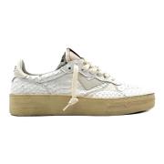 Witte Hyper Sneakers Lente Zomer 2025 4B12 , White , Dames