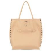 Beige Saeta Matera Tas Zanellato , Beige , Dames