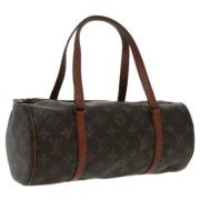 Pre-owned Canvas handbags Louis Vuitton Vintage , Brown , Dames