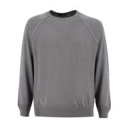 Puur wol Raglanmouw Sweater Drumohr , Gray , Heren