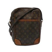 Pre-owned Canvas shoulder-bags Louis Vuitton Vintage , Brown , Dames