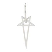 Pentagram Oorbellen Rick Owens , Gray , Heren