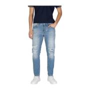 Slim Fit Katoenen Jeans & Broek Antony Morato , Blue , Heren