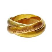 Pre-owned Yellow Gold rings Cartier Vintage , Yellow , Dames