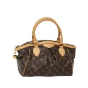 Pre-owned Canvas handbags Louis Vuitton Vintage , Brown , Dames