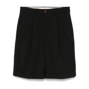 Zwarte Shorts voor Mannen Barena Venezia , Black , Heren